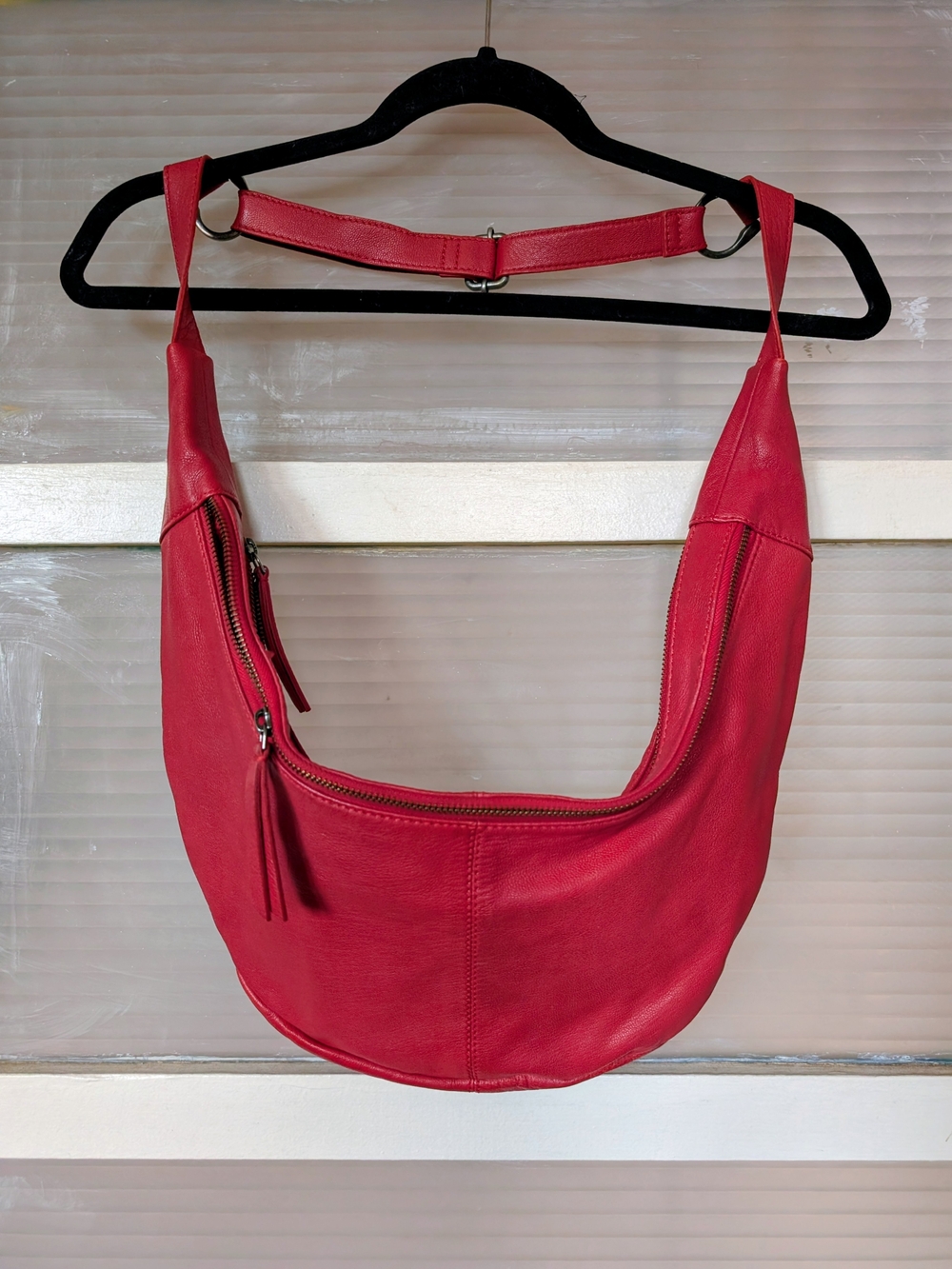 Free People Idle Hands Sling Bag Red